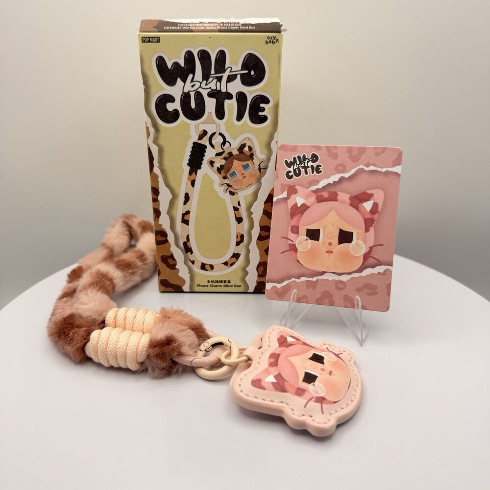 PopMart Wild But Cutie Phone Charm Blind Box Confirmed -  PINK CUTIE